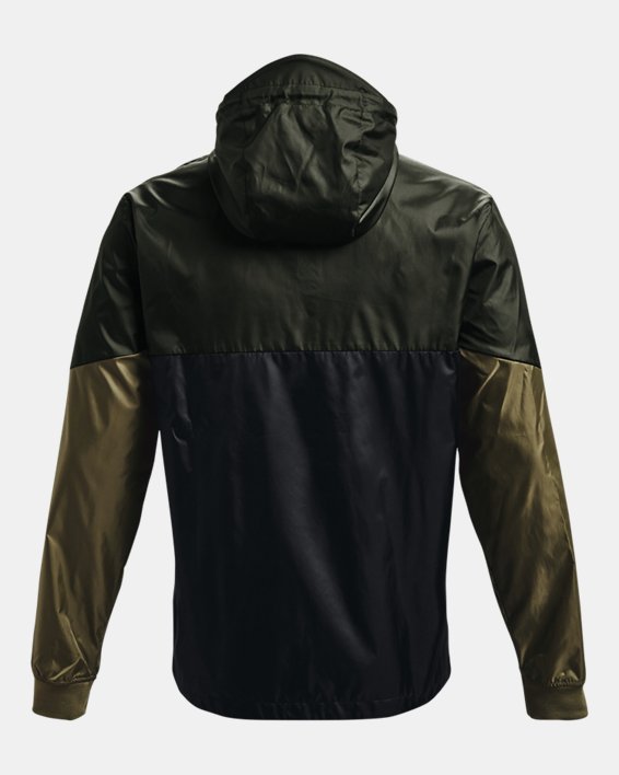 Men's UA Legacy Windbreaker Jacket, Green, pdpMainDesktop image number 6